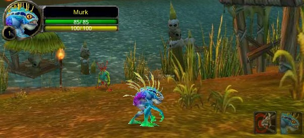 screenshot murloc rpg flash game